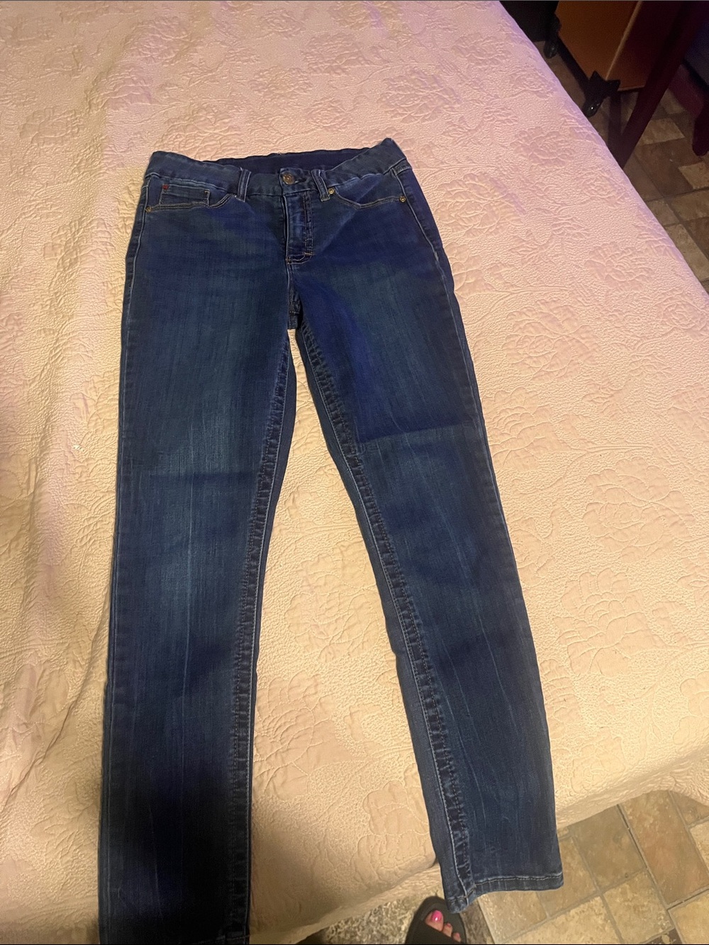 Seven7 Indigo Blue Skinny Jeans